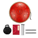 steel Tongue Drum 12.5 inch 15 Tone Handpan Drums Tongue Drum Kit Percussion Musical Instruments Professional Drum Set Beginner