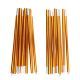 2 Pcs Outdoor Camping Travel Tent Awning Pole Kit Aluminum Alloy Support Rod Stick19mm