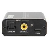 Digital to Analog Audio Converter Digital Optical Coax to Analog RCA Audio Adapter for TV for Box for PS3 for PS4
