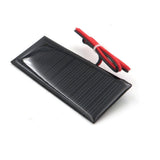 Solar Panel 5.5V 0.38W 70mA with extend cable Polycrystalline Solar Cells Standard Epoxy DIY Battery Charge Module 30cm wire