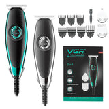 3in1 Corded hair trimmer for men grooming electric hair clipper beard precision edge hair cutting machine haircut