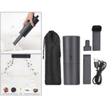 Handheld Cordless 35W Car Vacuum Cleaner USB Rechargeable 2.0kpa Suction Brushed Motor Suction &amp; Blow Function for Office &amp; Car