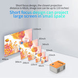 High Resolution Eye Protection Uc28D Home Children Led Projector Mini Portable Home Mobile Phone Projector