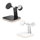 3In1 Foldable Magnetic Wireless Charger for iPhone 12 Pro Max Mini 15W Fast Charging Station for Apple Watch