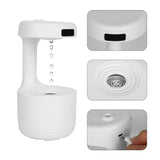 Anti-Gravity Humidifier 800ml With Clock Water Drop Backflow Aroma Diffuser Aromatherapy Novelty Night Light for Room Office