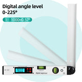0~225° Digital Protractor Spirit Level Angle Finder Gauge Meter 400mm Digital Angle Finder Electronic Protractor LCD Display