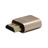 VGA HDMI-compatible Dummy Plug Virtual Display Emulator Adapter DDC Edid Support 1920x1080P For Video Card BTC Mining Miner