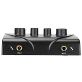 Karaoke Front Effector Compact Portable Digital Line Mixer for TVs DVD Players Home Theater Systems Receivers US Plug 100-240V