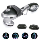 Handheld Electric Body Heated Massager Stick Infrared Body Neck Back Massage Waist Cervical Massager Hammer Vibration Relaxation