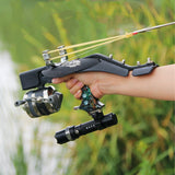 High quality New fish shooting set fish art fish squid standard precision outdoor stainless steel slingshot Hunting supplies