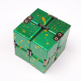 High Quality Metal Infinity Cube Finger EDC Anxiety Stress Relief Magic Cube Blocks Children Kids Funny Toys Best Gifts