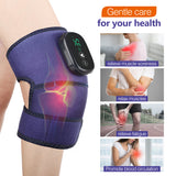 Electric Heating Knee Shoulder Elbow Support Brace Belt Vibration Hot Compress Joint Massage Pads Relieve Arthritis Pain Tools