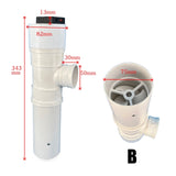 50W USB 3.0  Charging Hydropower Pipe Spiral Hydrogenerator Low Speed High Power Permanent Magnet Power Generation 15V DC5.5-2.1
