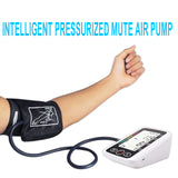 Automatic Digital Upper Arm Blood Pressure Monitor LCD & Cuff Medical Measuring BP & Pulse Rate Blood Pressure Monitors for Home