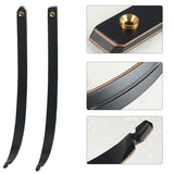 60 Inch Archery Bow Recurve Bow Wooden Handle Traditional Archery Fiberglass Limbs for Practice Outdoor Hunting Shooting Sports