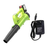 Cordless Leaf Blower with 21V Battery Charger Variable Speed Lightweight for Lawn Care Snow Blowing and Cleaning Debris and Dust