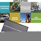 150*85mm 5.5V 1.76W Solar Cells Phone Charger Home Silicon Solar Polycrystalline Improvement Panel J0R6