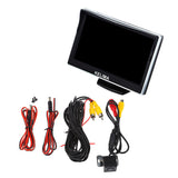 5 inch  LCD Screen Car Monitor Car Rear View Reverse Camera  8 LED  Car Reversing Parking Camera Screen Display