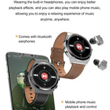 JM08 Smart Watch TWS Wireless Headset HIFI Stereo Sound Bluetooth Call Earphone Heart Rate Blood Pressure Monitor Smartwatch