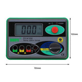 0-2000 Megohmmeter Digital Earth Tester Ground Resistance Tester Meter Real Digital Tester Digital Earth Ground