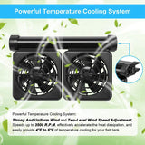 Aquarium Cooler Fish Tank Fan Aquarium Cooling Silent Fan Fish Tank Water Cooling Device