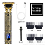 USB Electric Hair Clippers Rechargeable Shaver Beard Trimmer Professional Men Hair Cutting Machine Beard Barber Hair Cut