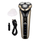 Surker Electric Face Shaver Men's Electric Razor Triple Blade Shaving Machines USB Rechargeable Beard Trimmer