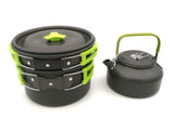 Portable Ultralight Outdoor Tableware Aluminum Alloy Camping Cooking Coffee Pot Teapot Hiking and Picnic Camping Tents Accessory