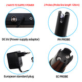 6 in 1Water Quality tester Professional Aquarium Online PH Meter Monitor Multi-parameter for test PH / Temp/ EC / CF / RH / TDS
