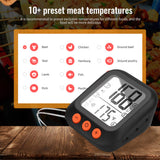 Smart Meat Thermometer with 4 Probes Digital LCD 262ft BT Distance APP Remote Control Timer Sharing Alarm Temperature
