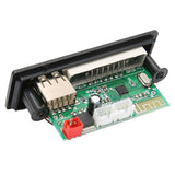 Bluetooth Decoder Board MP3 WMA Decoding Module 12V FM Wireless Audio Module Support USB / TF / FM / Hands Free Call