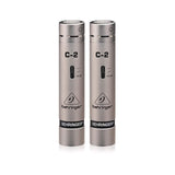 Behringer C-2 2 matched condenser microphones Cardioid pickup pattern Low-mass diaphragm for stereo studio recording