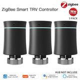 Top ZigBee 3.0 Tuya New Radiator Actuator Valve Smart Programmable Thermostat Temperature Heater Alexa Voice Control