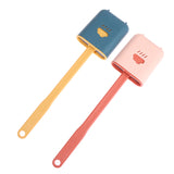 Silicone Toilet Brush With Holder Creative Household Bathroom Quick Cleaning Set Crevice Brush Long Handle Toilet Brush