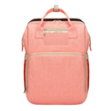 Baby Diaper Bag Foldable Bed Backpack Mommy Bag Stroller Nappy Bag Large Capacity Nursing Bag Changing Diaper Mat Bag Baby Care