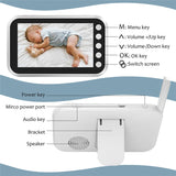 Wireless Baby Monitor w/ Camera Night Vision Nanny Security Babyphone Babies Feeding Electronic Infant Video Surveillance Cam