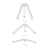 Selfie Tripod Metal Tripod Mobile Camera Camera SLR Micro-Single Photography Wild Fishing Extendable Tripod