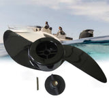 Durable Practical Outboard Motor Stable Fishing Boat Propeller Easy Install Surfing Marine 2 Blades Outdoor For Haibo ET34L