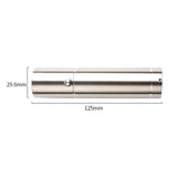 Silver 5 LED Red Light Infrared Therapy Device Flashlight for Pain Relief Skincare Acne Infrared Light Stainless Steel 125mm