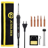JCD 80W Electric Soldering Iron LCD Digital Display Adjustable Temperature 220V/110V Solder Station Welding RepairTool Kit 908S
