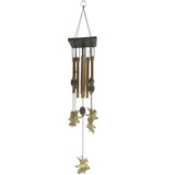 Bronze wind chime metal multi-tube large hanging bell home pendant
