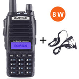 Baofeng UV-82 Walkie Talkie Real 8W Portable Radio Dual PTT Two-way Radio Vhf Uhf Amateur Radio Receiver UV82 Better than UV5R