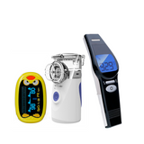 Medical Infant Finger Pulse Oximeter Mini Handheld Silent Inhale Nebulizer ousehold Infrared Thermometer Blood Oxygen Saturation