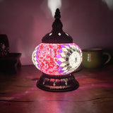 Newest Turkish mosaic table Lamp vintage art deco Handcrafted lamparas de mesa Glass romantic bed light lamparas con mosaicos