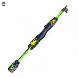 Epoxy Resin Rock Fishing Rod Telescopic feeder pole Spinning Carp Portable travel ultralight 1.2M 1.5M Fishing Rod Fish Tackle