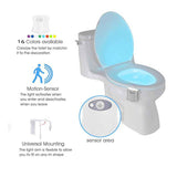 16 color toilet small night light PIR motion sensor toilet light LED bathroom Night light Toilet light is used for bathroom rest