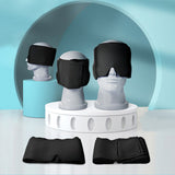 Upgrade Headache&amp; Migraine Relief Ice Hat Adjustable Migraine Ice Head Wrap Flexible Gel Cold Compress Pack for Tension Headache