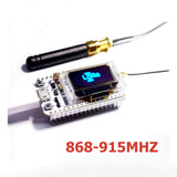 1pcs 868MHz/915MHz LoRa ESP32 Blue oled Wifi SX1276 Module IOT Development Board with Antenna For  Electronic diy kit