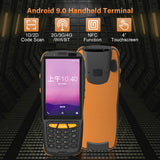 Android 9.0 Barcode Scanner PDA Handheld POS Terminal Inventory Machine 1D/2D/QR Scanner 4in Touchscreen Support 2/3/3G WiFi NFC