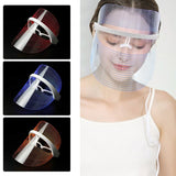 Rechargeable LED Photon Light Therapy Machine Three-color Facial Mask Whitening Skin Rejuvenation Instrument